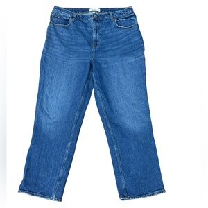 Abercrombie & Fitch Curve Love ‘90s Straight Ultra High-Rise Jeans 33 short